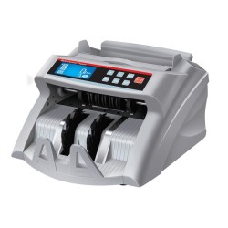 EuroCash EC-2200 Bankjegyszámláló, Pénzszámoló Gép, Kék LCD Kijelzővel + Ajándék Vevőkijelző