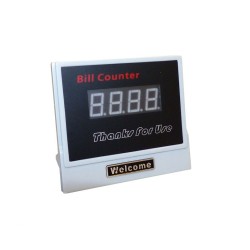 EuroCash EC-2200 Bankjegyszámláló, Pénzszámoló Gép, Kék LCD Kijelzővel + Ajándék Vevőkijelző