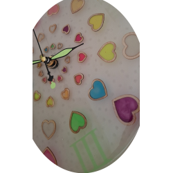 005. Szíves világító epoxy falióra – Au Light & Clock