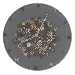 009. Steampunk fogaskerekes falióra – Au Light & Clock