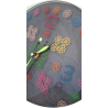 010. Gombvirág világító epoxy falióra – Au Light & Clock