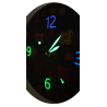 010. Gombvirág világító epoxy falióra – Au Light & Clock