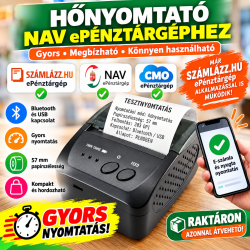 Netum 57mm thermo hordozható blokknyomtató