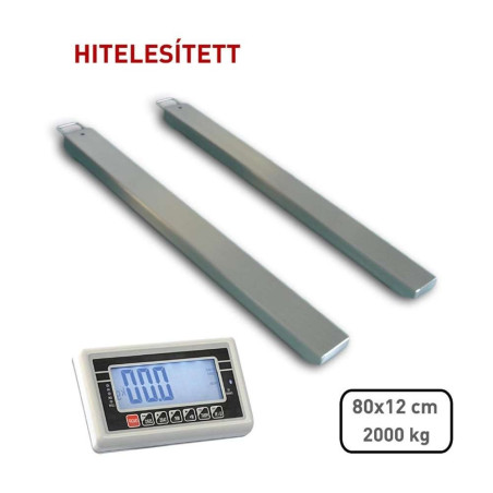 Demandy TCS 2t hitelesített raklapmérleg
