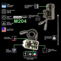 Monkey Light M204 egyedi kerékpár világítás